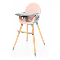 Jídelní židlička ZOPA DOLCE 2 Blush Pink/Grey_4