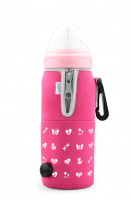 NUVITA Cestovní ohřívač lahve se zipem Pink